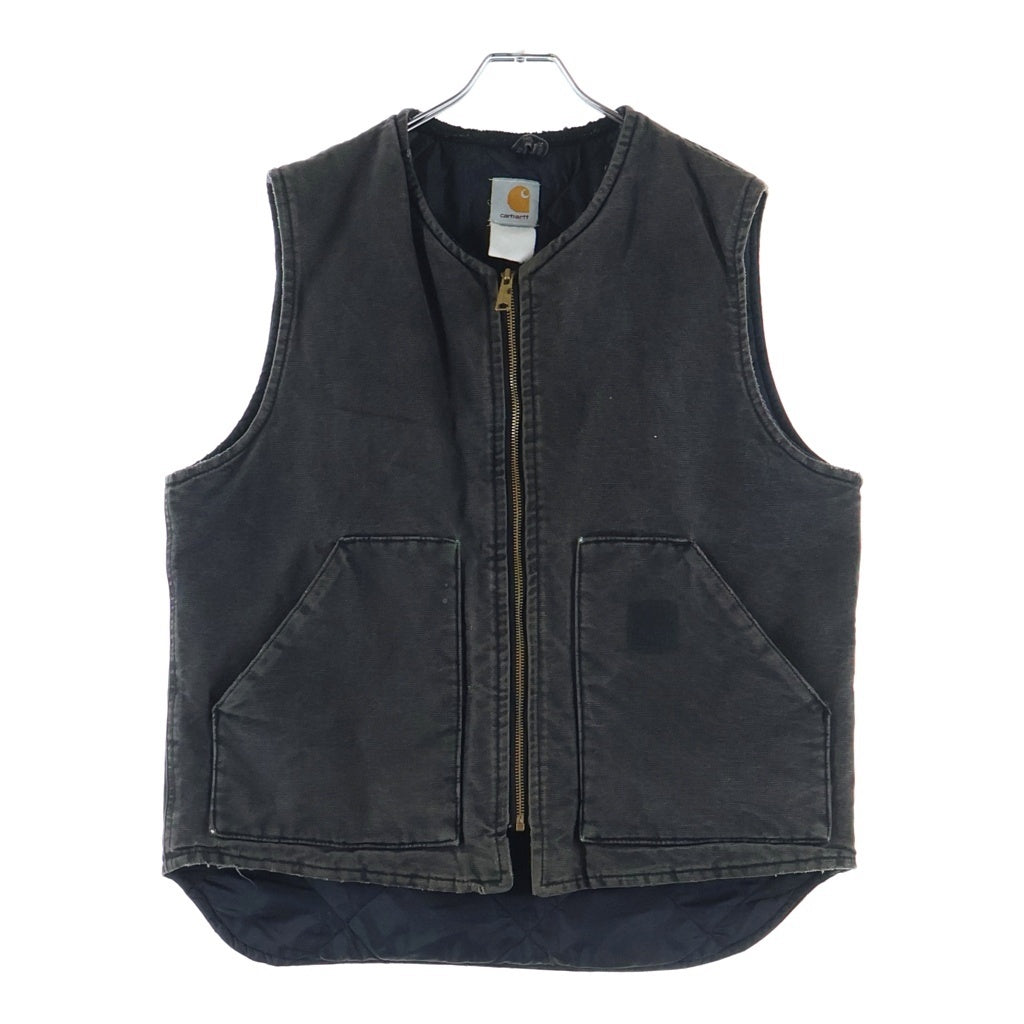 CARHARTT(カーハート) 80s-90s 腰ゴム バックステッチ アクティブベスト ブラック