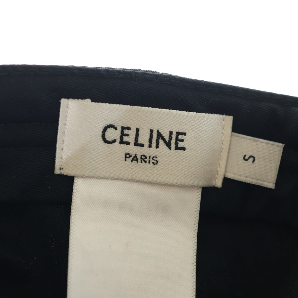 CELINE(セリーヌ) トリオンフ ベースボール キャップ 帽子 2AUT6969P.38NO ブラック レディース