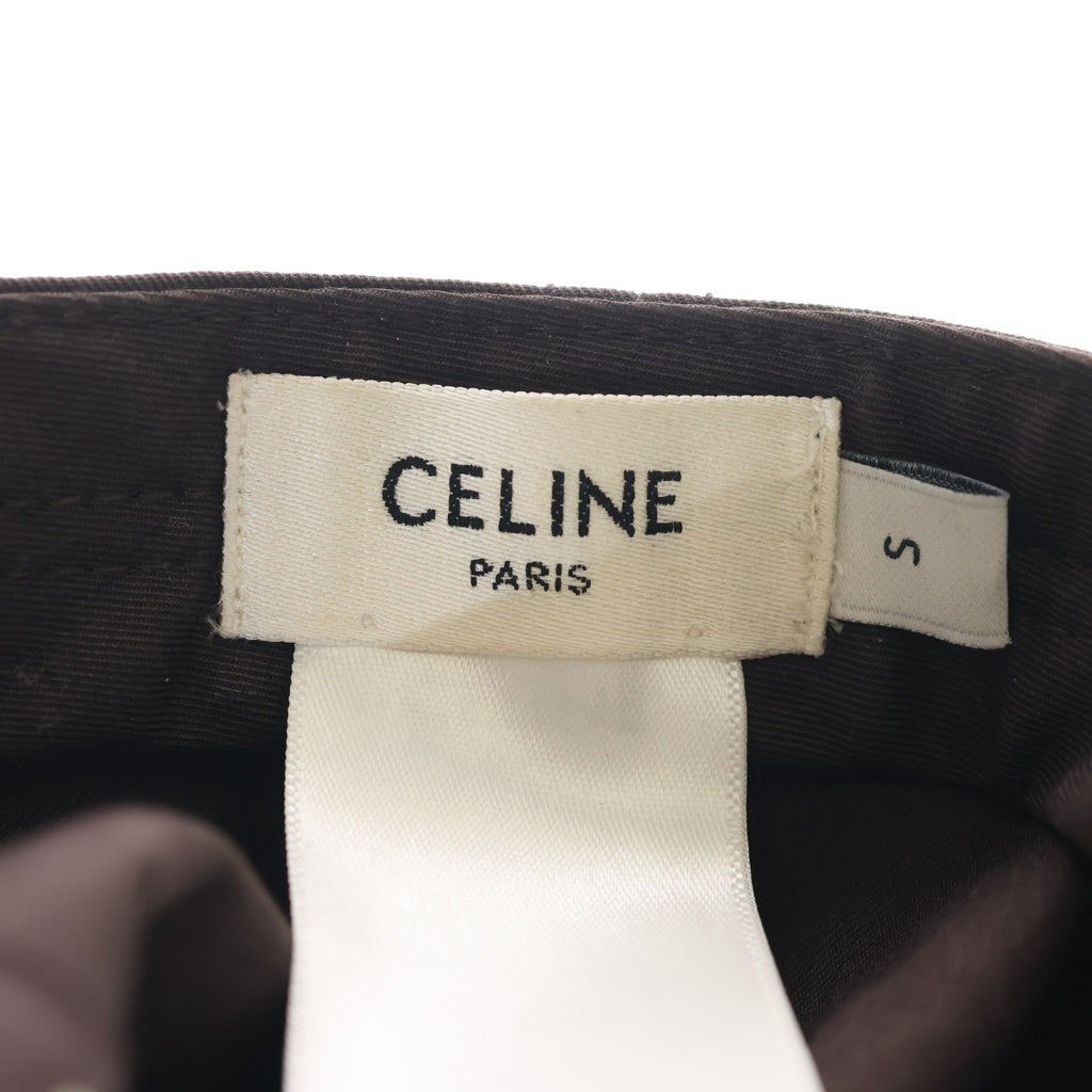CELINE(セリーヌ) トリオンフ ベースボール キャップ 帽子 2AUT6969P.19KO ブラウン レディース