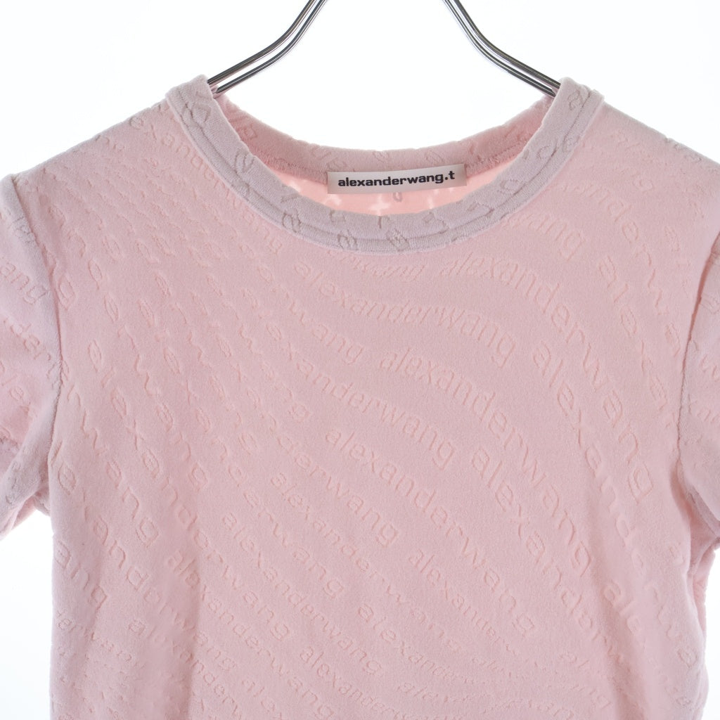 ALEXANDER WANG(アレキサンダーワン) 総柄 ナイロン ポリウレタンワンピース ピンク 4CC1246235 レディース