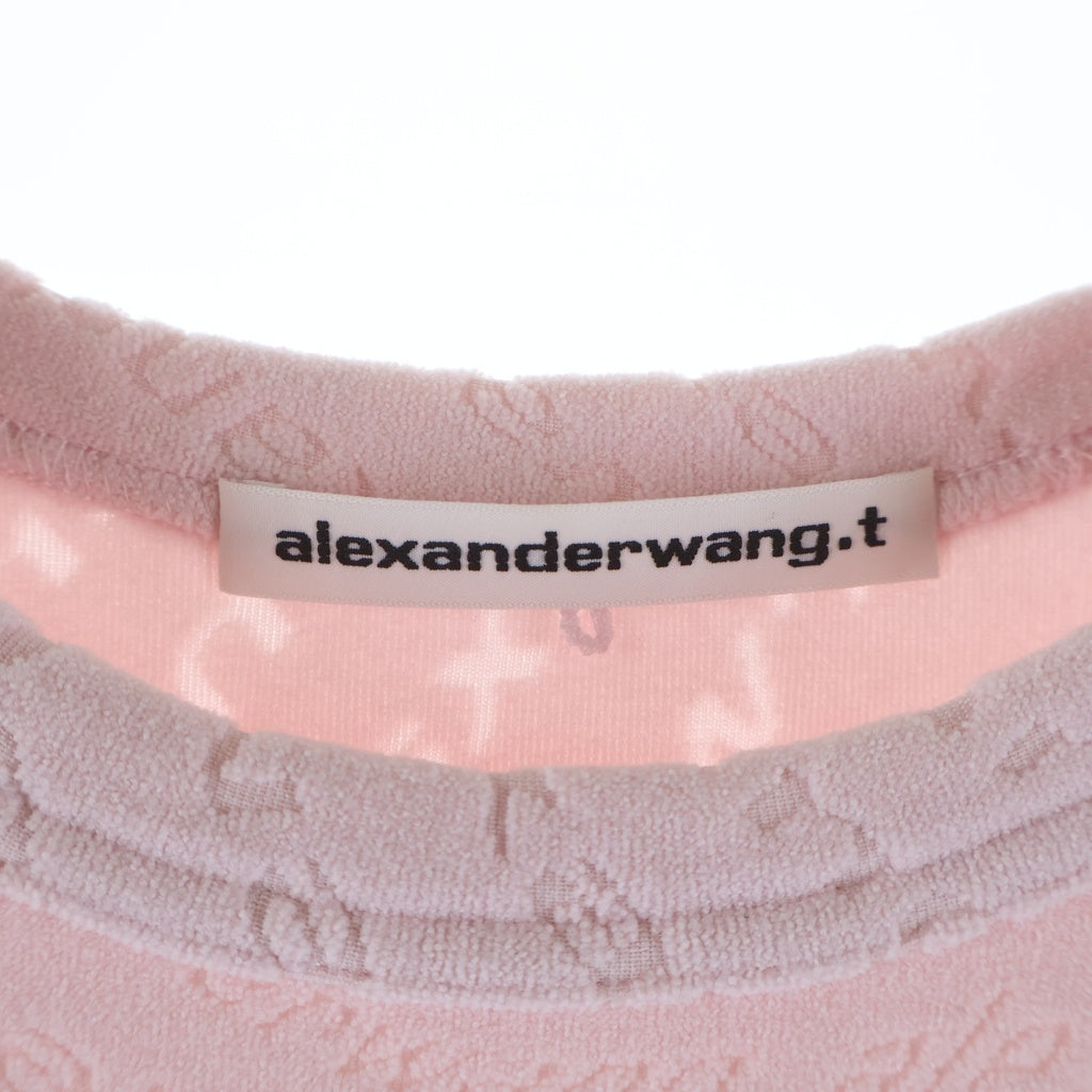 ALEXANDER WANG(アレキサンダーワン) 総柄 ナイロン ポリウレタンワンピース ピンク 4CC1246235 レディース