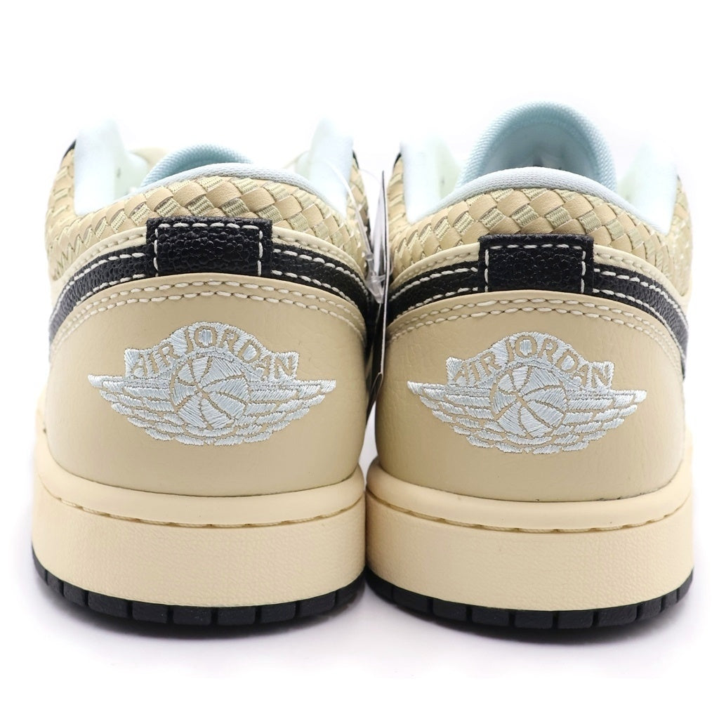 NIKE(ナイキ) Air Jordan 1 Retro Low SE Coconut Milk Glacier Blue HQ3437-101 エアジョーダン1 レトロ ロー SE ローカットスニーカー US8/26cm ホワイト/ブラック