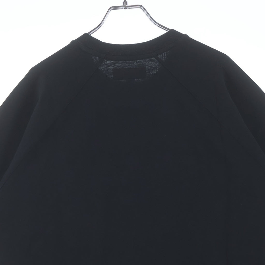 SUPREME(シュプリーム) 26SS Rhinestone Raglan S/S Top ラインストーンロゴ クルーネック半袖Tシャツ ブラック
