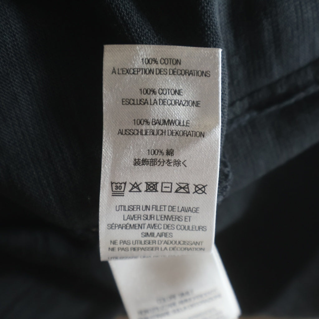 SUPREME(シュプリーム) 26SS Rhinestone Raglan S/S Top ラインストーンロゴ クルーネック半袖Tシャツ ブラック