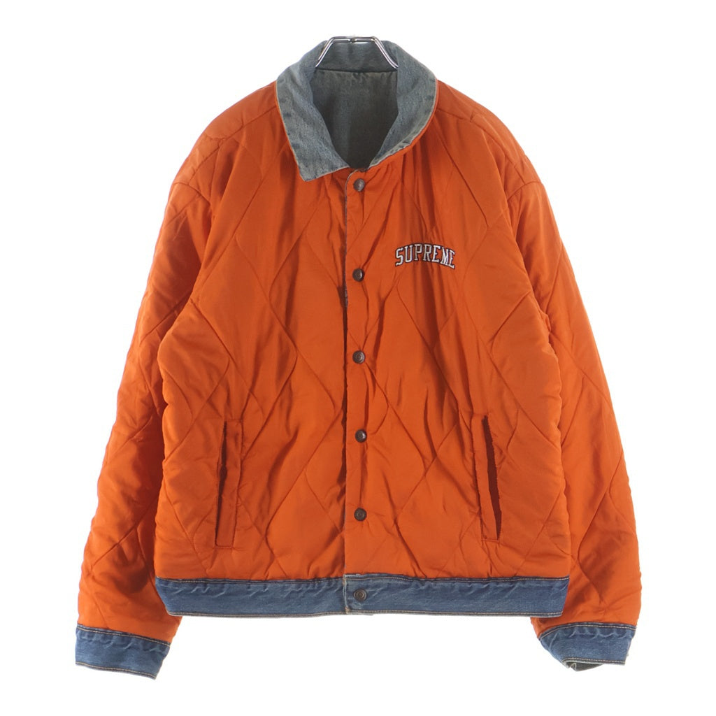SUPREME(シュプリーム) 18AW ×Levi's Quilted Reversible Trucker Jacket キルテッド リバーシブル トラッカー デニム ジャケット インディゴ