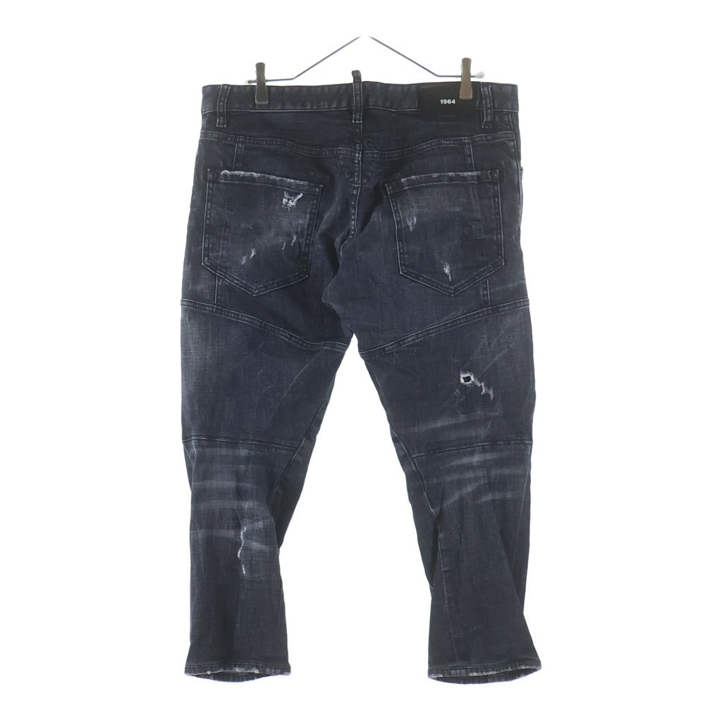 DSQUARED2(ディースクエアード) 20AW ダメージ加工 スキニーデニムパンツ S71B0801 ブラック