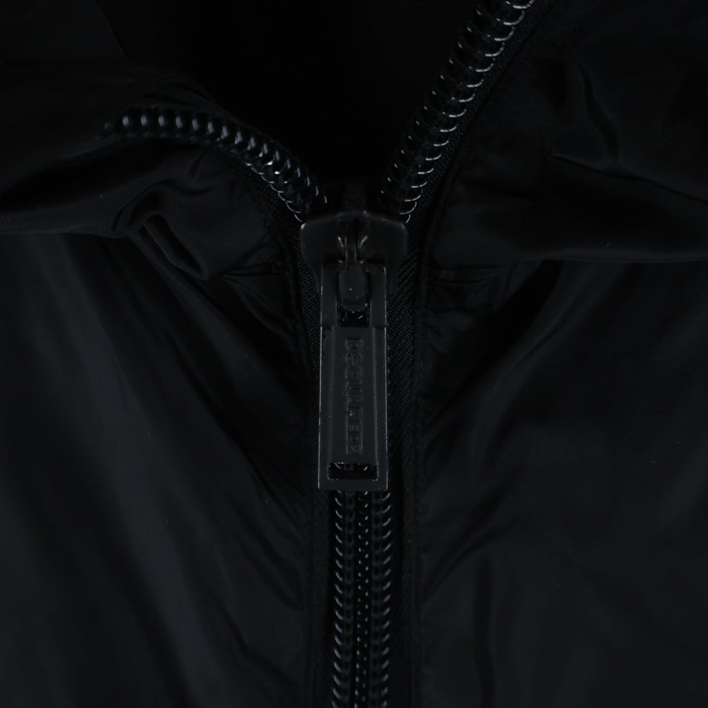 DSQUARED2(ディースクエアード) ロゴプリント ジップアップ ナイロンジャケット S79AM0004 ブラック