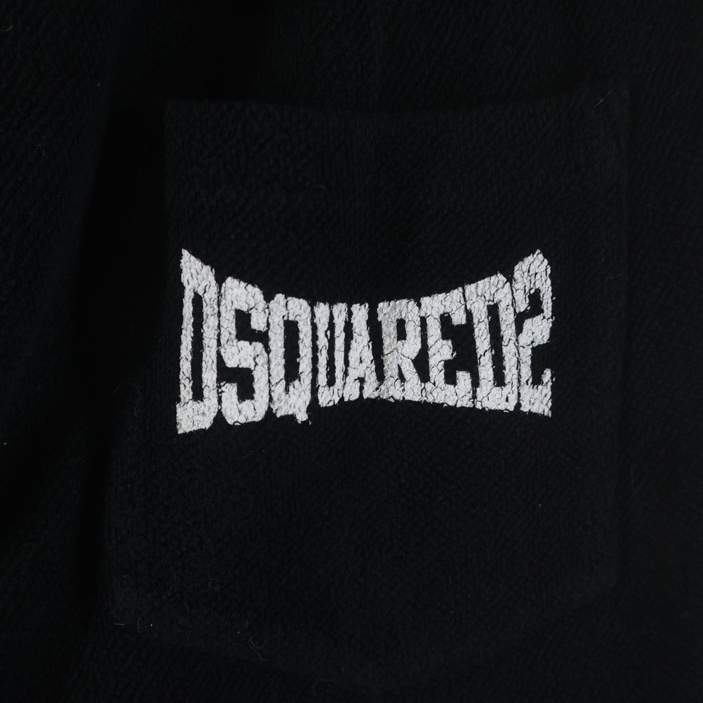 DSQUARED2(ディースクエアード) 20AW タオル生地 スウェットパンツ S71KB0264 ブラック