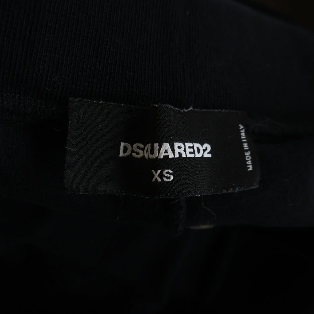 DSQUARED2(ディースクエアード) 20AW タオル生地 スウェットパンツ S71KB0264 ブラック