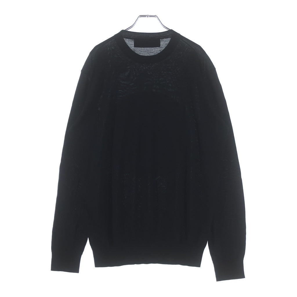 DSQUARED2(ディースクエアード) 20AW Canada World Famous Knit Sweater カナダ ワールドロゴ サマーニット S74HA1088 ブラック/オレンジ