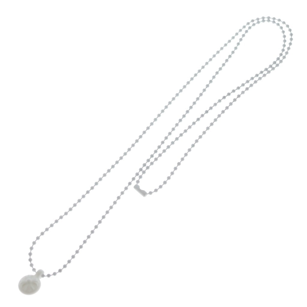 CHROME HEARTS(クロムハーツ) RUBBER CH CRSBALL クロスボール ラバーネックレス シリコン ホワイト