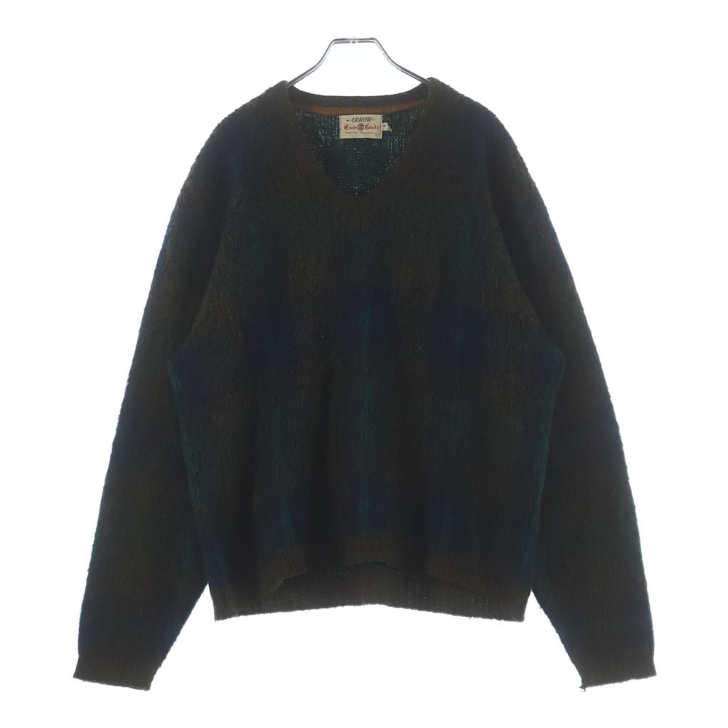 VINTAGE(ヴィンテージ) ARROW 60s V-Neack Sweater モヘアニットセーター グリーン