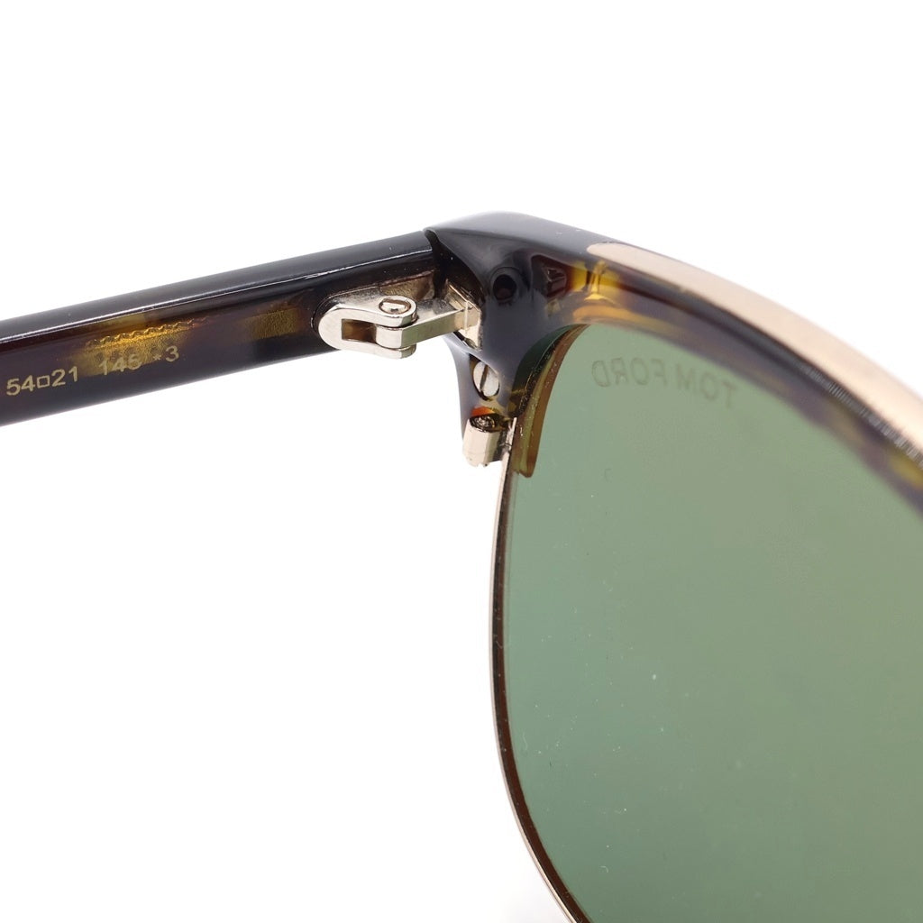 TOM FORD(トムフォード) 柄 ブローサングラス TF805-K ゴールド/グリーン