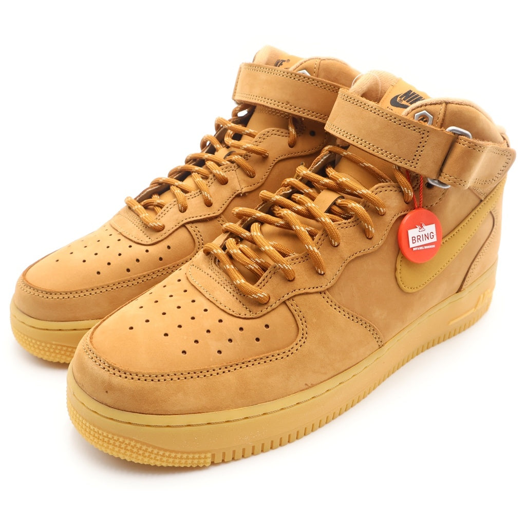 NIKE(ナイキ) Air Force 1 Mid Flax エアフォース1 ミッド フラックス ハイカットスニーカー DJ9158-200 ブラウン