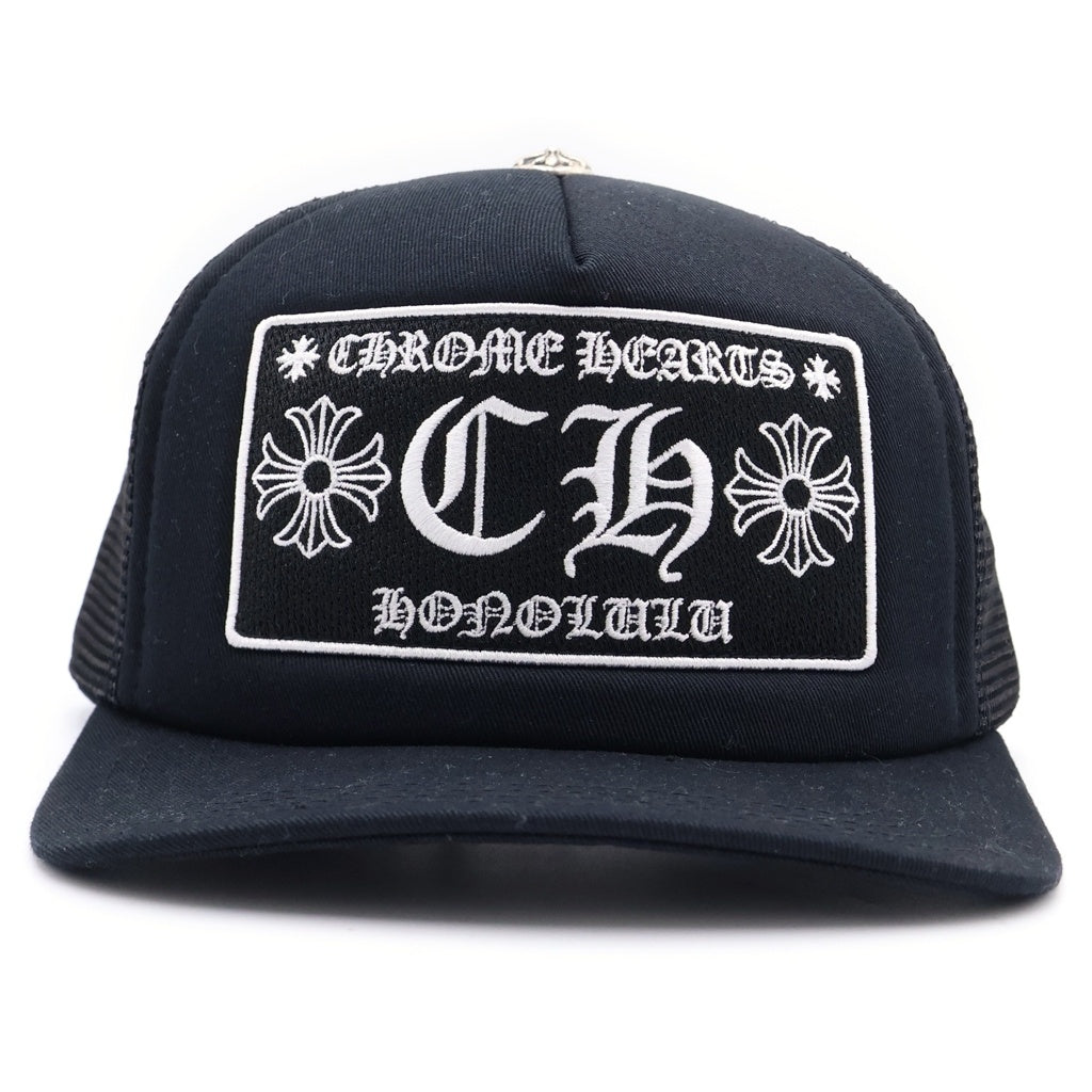 CHROME HEARTS(クロムハーツ) TRUCKER CAP CHパッチ メッシュ トラッカーキャップ 帽子 ブラック
