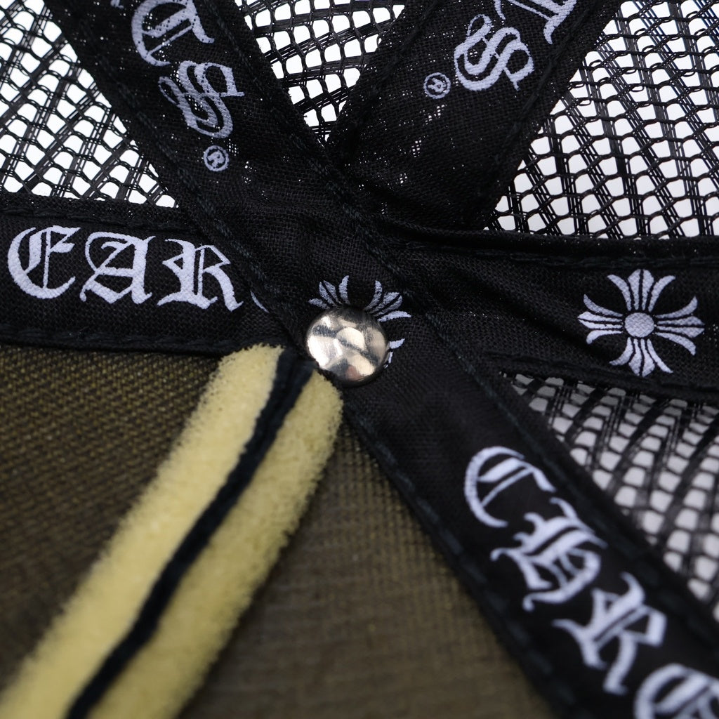 CHROME HEARTS(クロムハーツ) TRUCKER CAP CHパッチ メッシュ トラッカーキャップ 帽子 ブラック