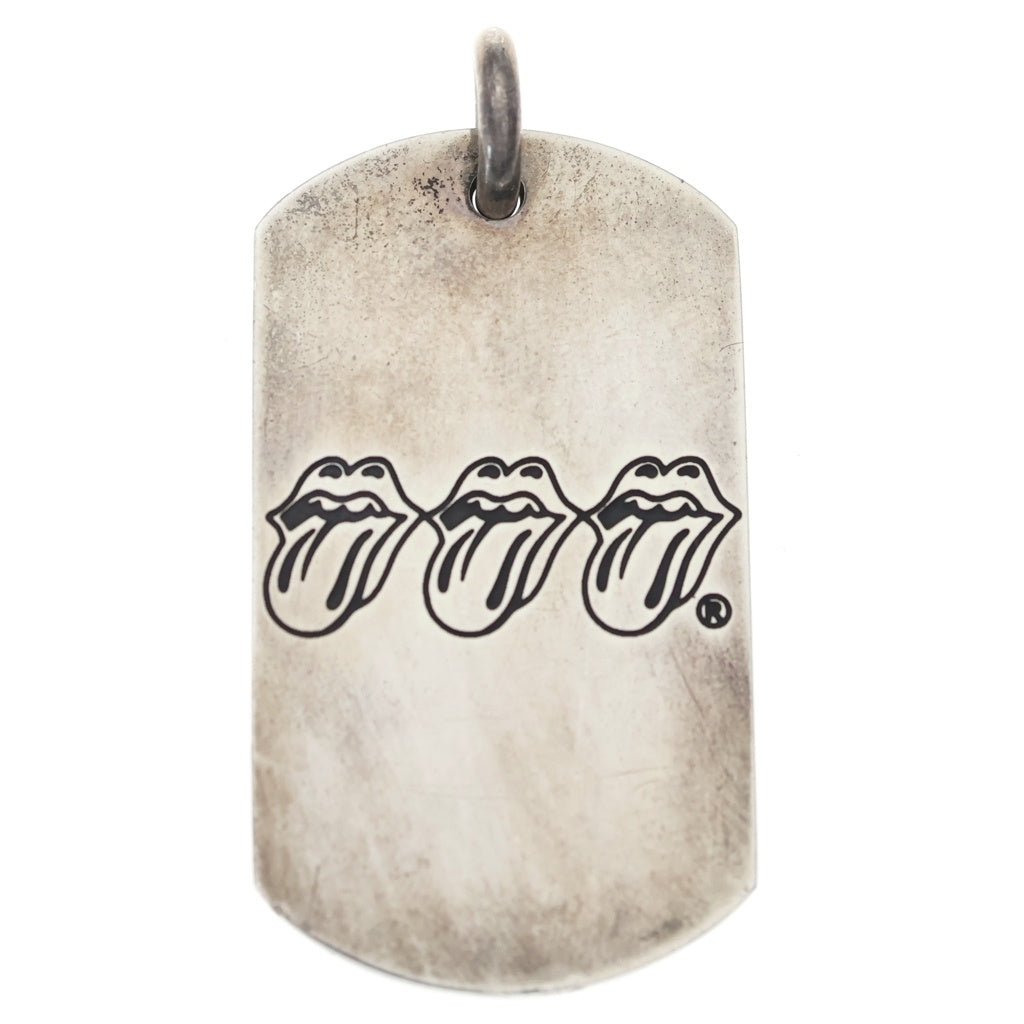 CHROME HEARTS(クロムハーツ) ×Rolling Stone Dog Tag Pendant Top シルバー