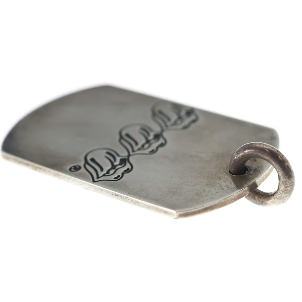 CHROME HEARTS(クロムハーツ) ×Rolling Stone Dog Tag Pendant Top シルバー