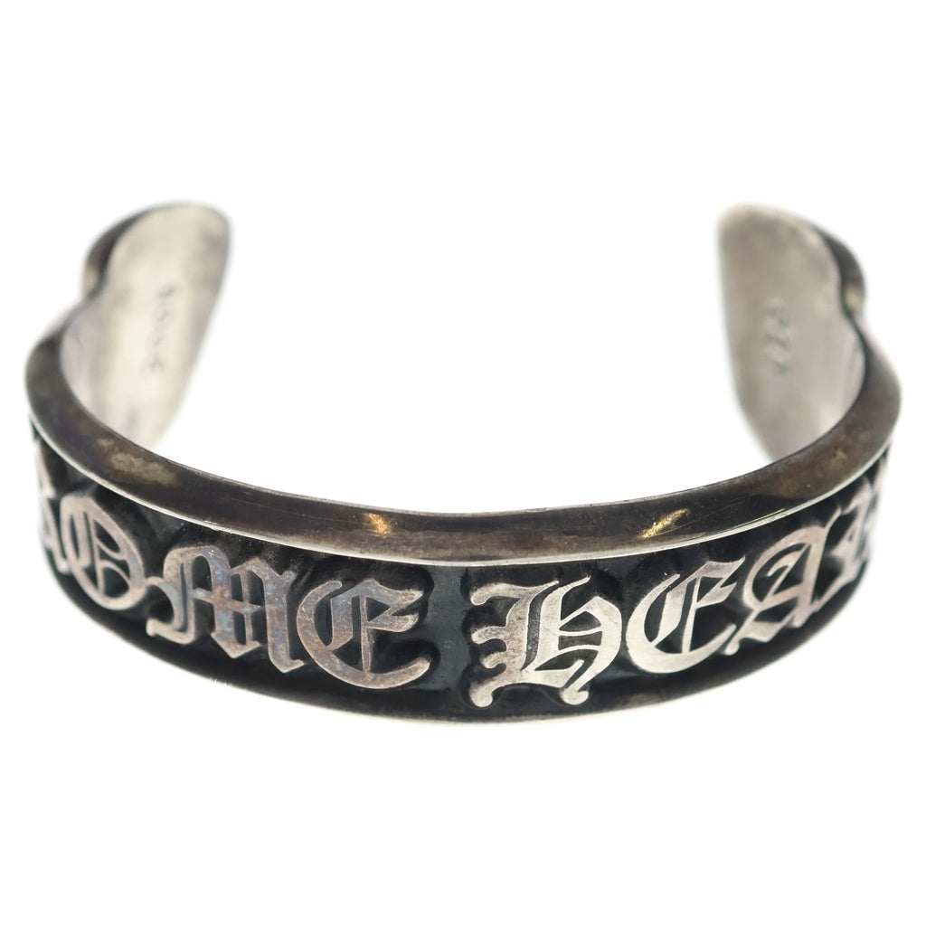 CHROME HEARTS(クロムハーツ) CH SCROLL LABEL スクロールラベルカフ シルバーブレスレット