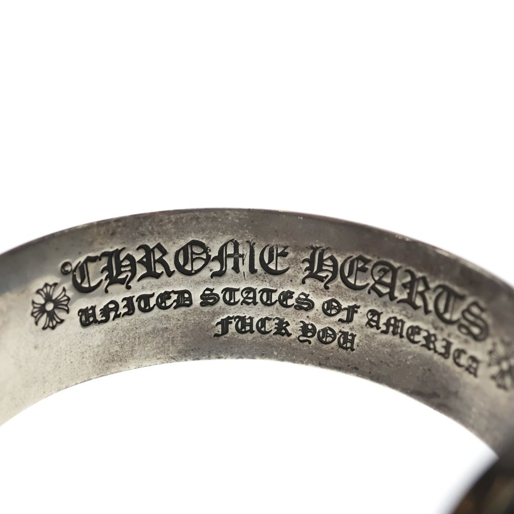 CHROME HEARTS(クロムハーツ) CH SCROLL LABEL スクロールラベルカフ シルバーブレスレット