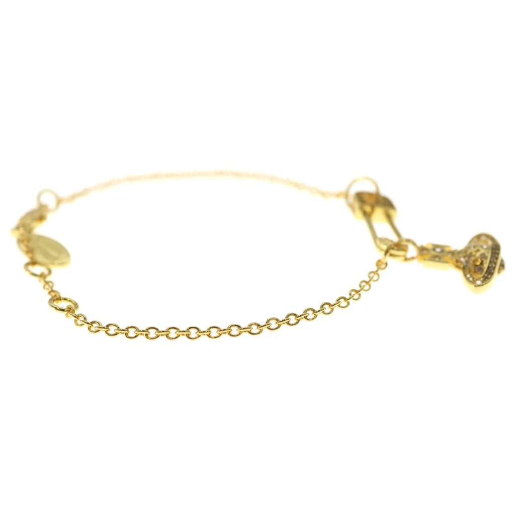 Vivienne Westwood(ヴィヴィアンウエストウッド) LUCRECE BRACELET ルクルーゼ ブレスレット オーブ セーフティーピン ゴールド