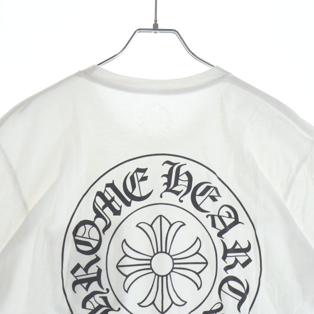 CHROME HEARTS(クロムハーツ) CH T-SHIRT LTD バックホースシュープリント 半袖Tシャツ ホワイト