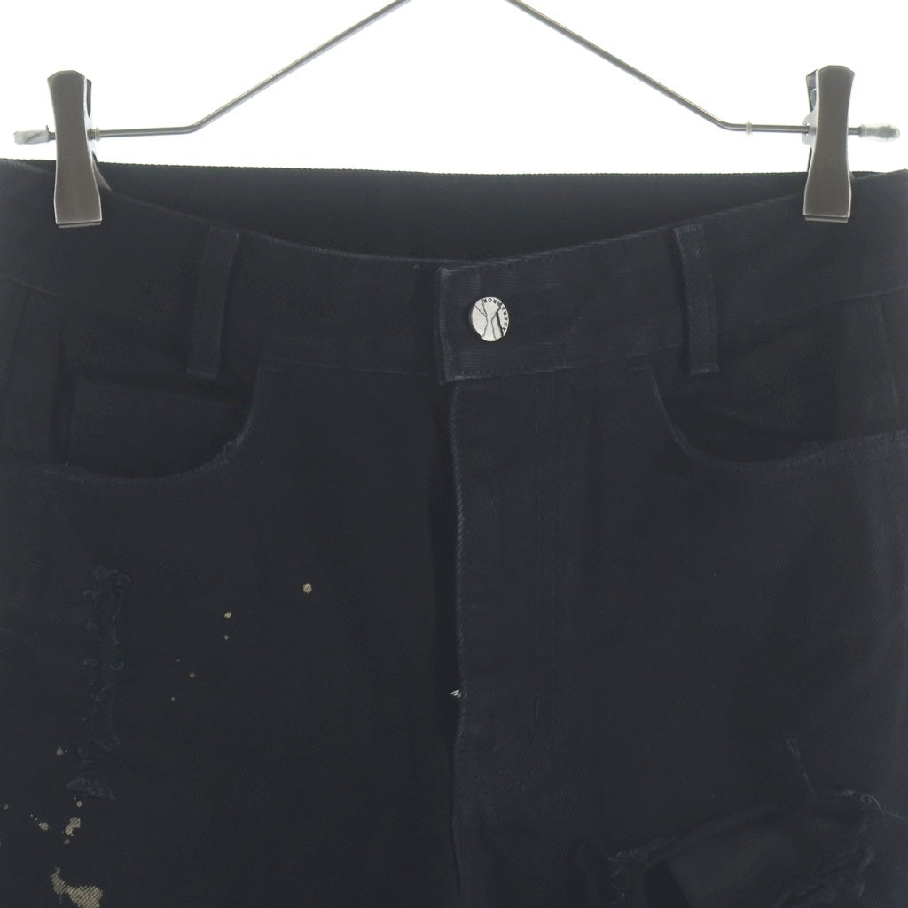 ADER ERROR(アーダーエラー) 22AW Cinder Denim シンダーデニム ペイント BLAFWJE04BK1 ブラック