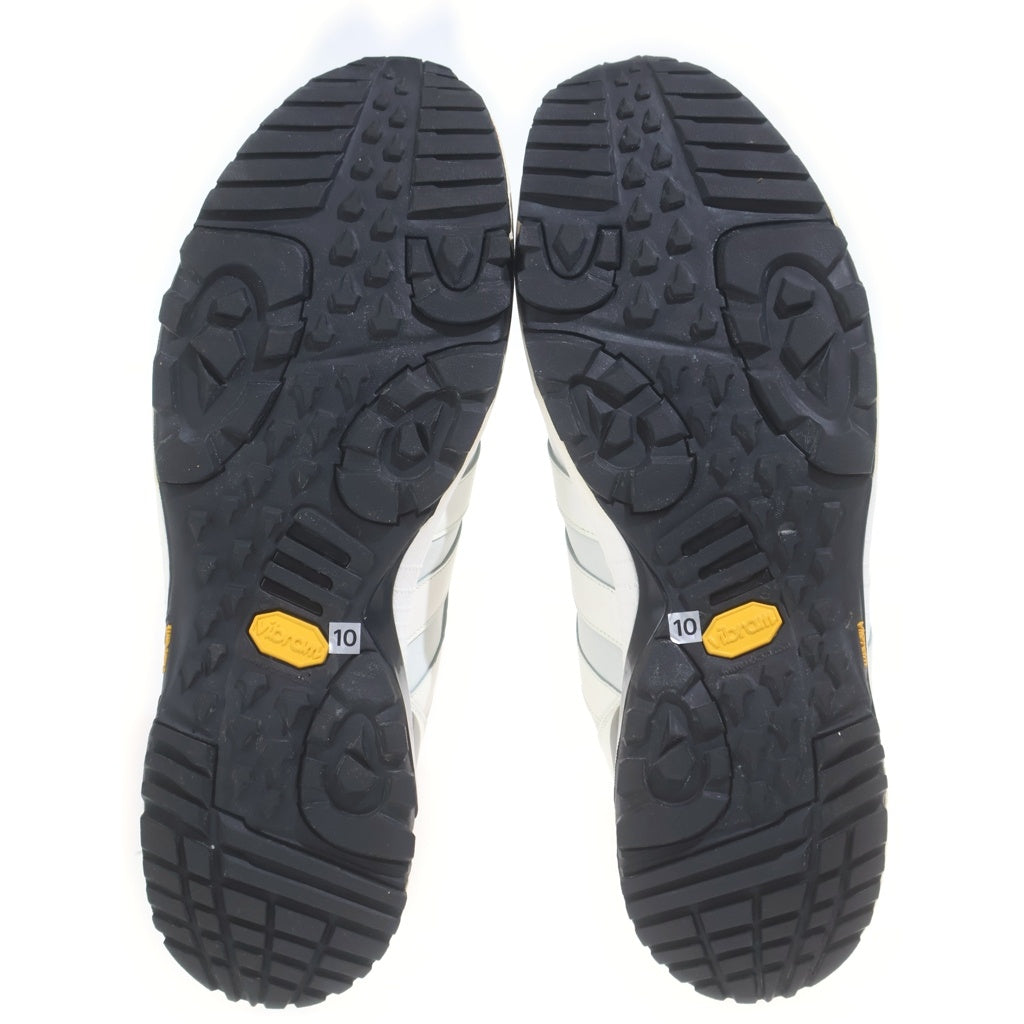 WH(ダブルエイチ) フレンチキャップ レザー×ネオプレン VIBRAMソール ローカットスニーカー ホワイト