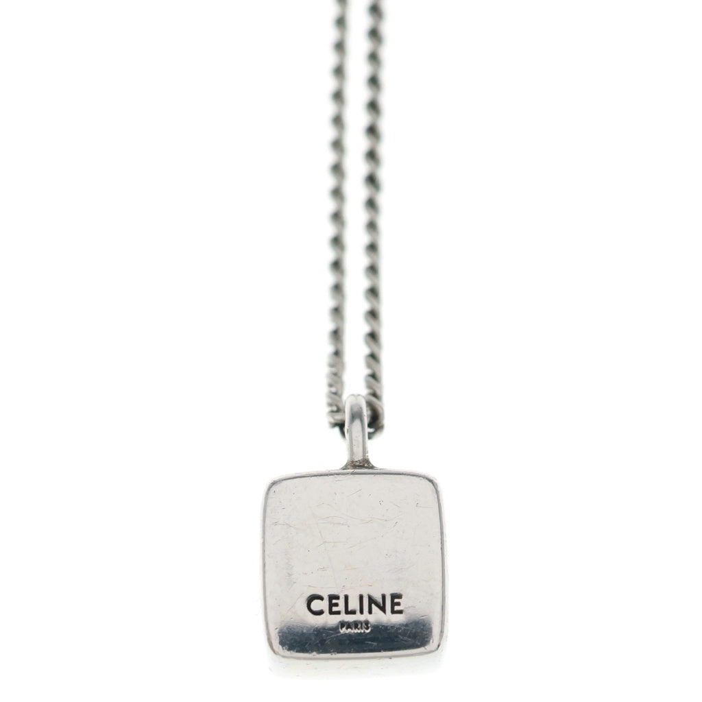 CELINE(セリーヌ) Egis Necklace エギス ネックレス オキニス SCA4119 シルバー/ブラック レディース