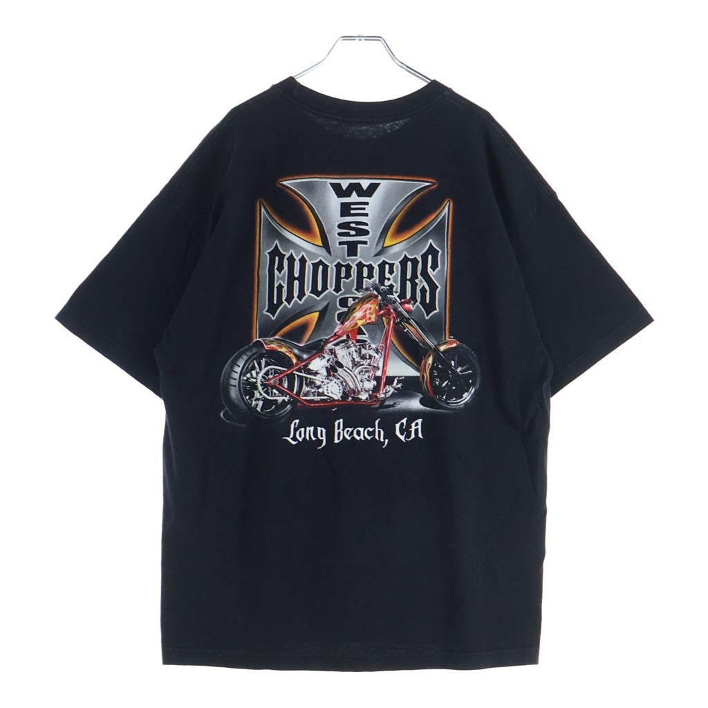VINTAGE(ヴィンテージ) 00s WEST COAST CHOPPERS ウエストコーストチョッパーズ クルーネックTシャツ ブラック