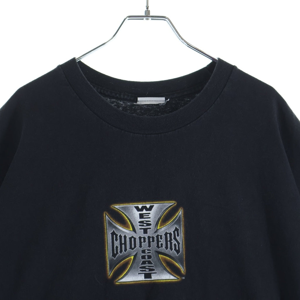VINTAGE(ヴィンテージ) 00s WEST COAST CHOPPERS ウエストコーストチョッパーズ クルーネックTシャツ ブラック