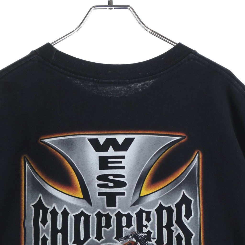 VINTAGE(ヴィンテージ) 00s WEST COAST CHOPPERS ウエストコーストチョッパーズ クルーネックTシャツ ブラック