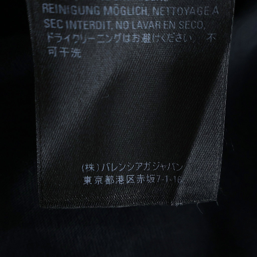 BALENCIAGA(バレンシアガ) 18SS I LOVE TECHNO TEE バック刺繍 クルーネック 半袖Tシャツ カットソー 556089 TDV20 ブラック