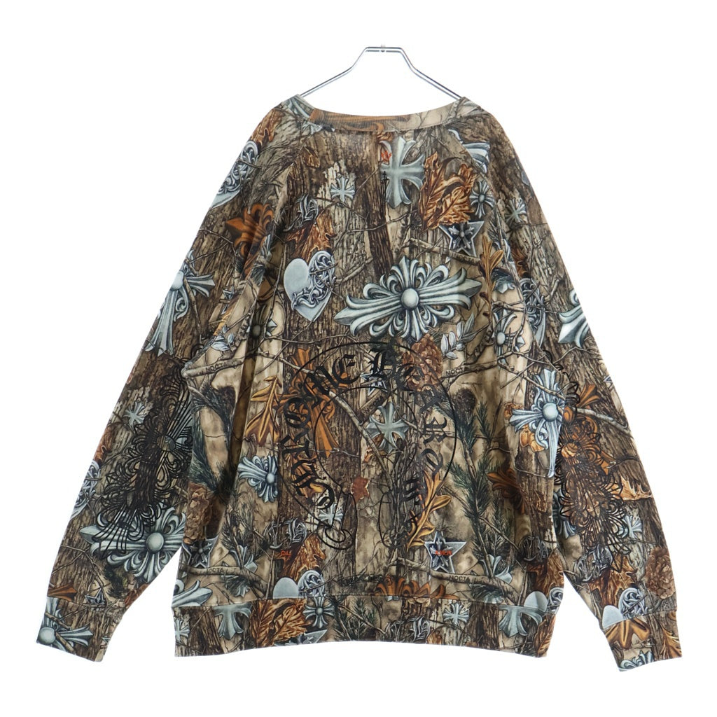 CHROME HEARTS(クロムハーツ) ×NOCTA DRAKE SWEAT ナイキ ノクタ ドレイク バックホースシュープリント プルオーバースウェットトレーナー マルチカラー