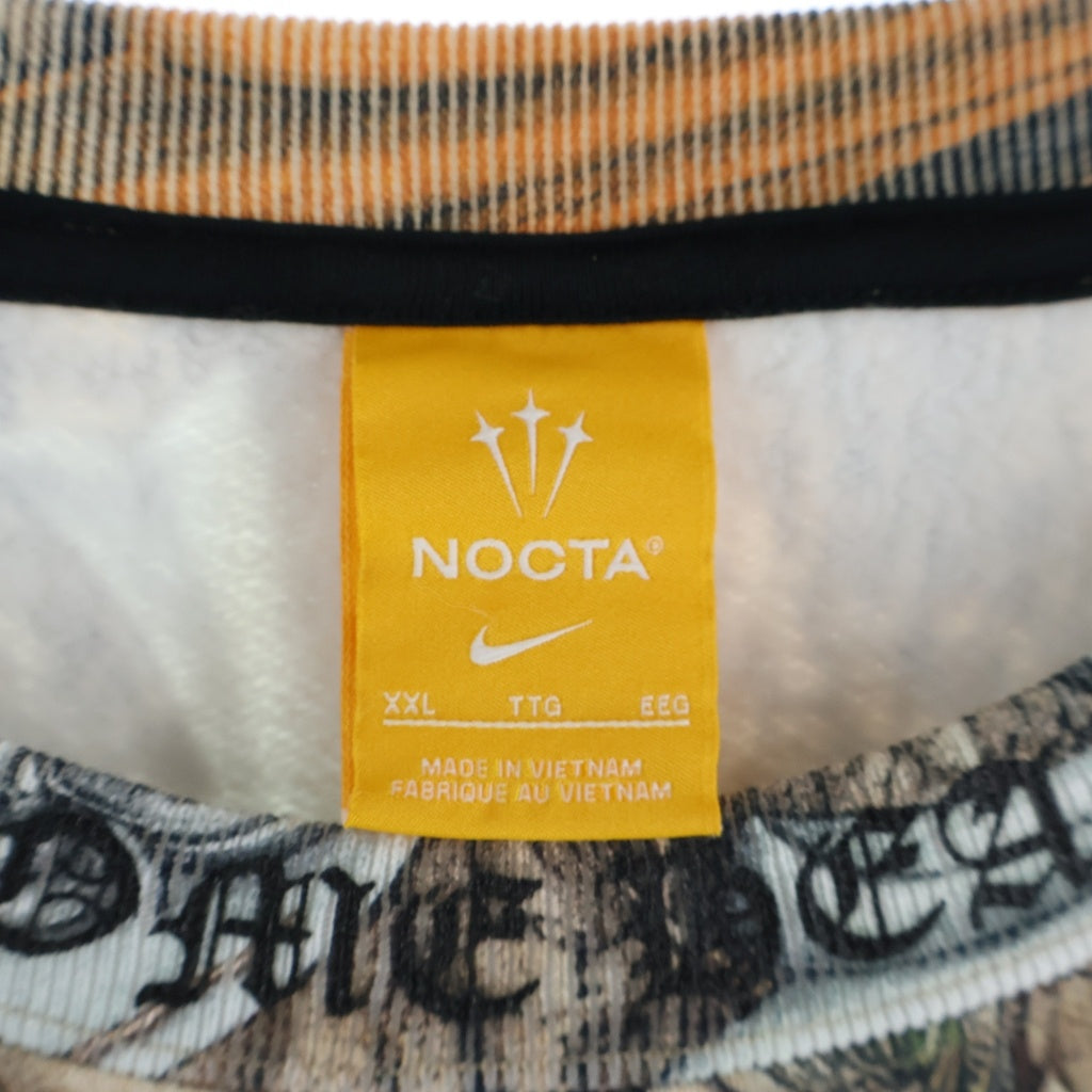 CHROME HEARTS(クロムハーツ) ×NOCTA DRAKE SWEAT ナイキ ノクタ ドレイク バックホースシュープリント プルオーバースウェットトレーナー マルチカラー