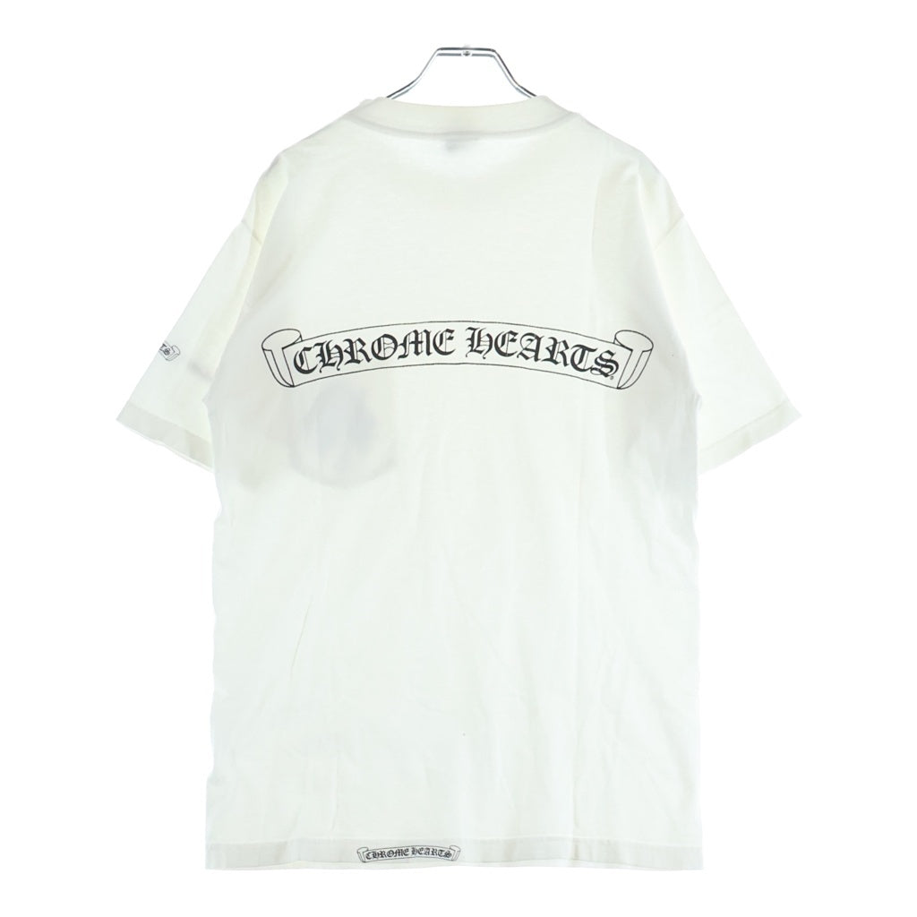 CHROME HEARTS(クロムハーツ) OLD CH T-SHIRT ネックロゴ ダガープリント 半袖Tシャツ