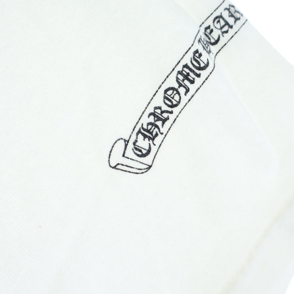 CHROME HEARTS(クロムハーツ) OLD CH T-SHIRT ネックロゴ ダガープリント 半袖Tシャツ