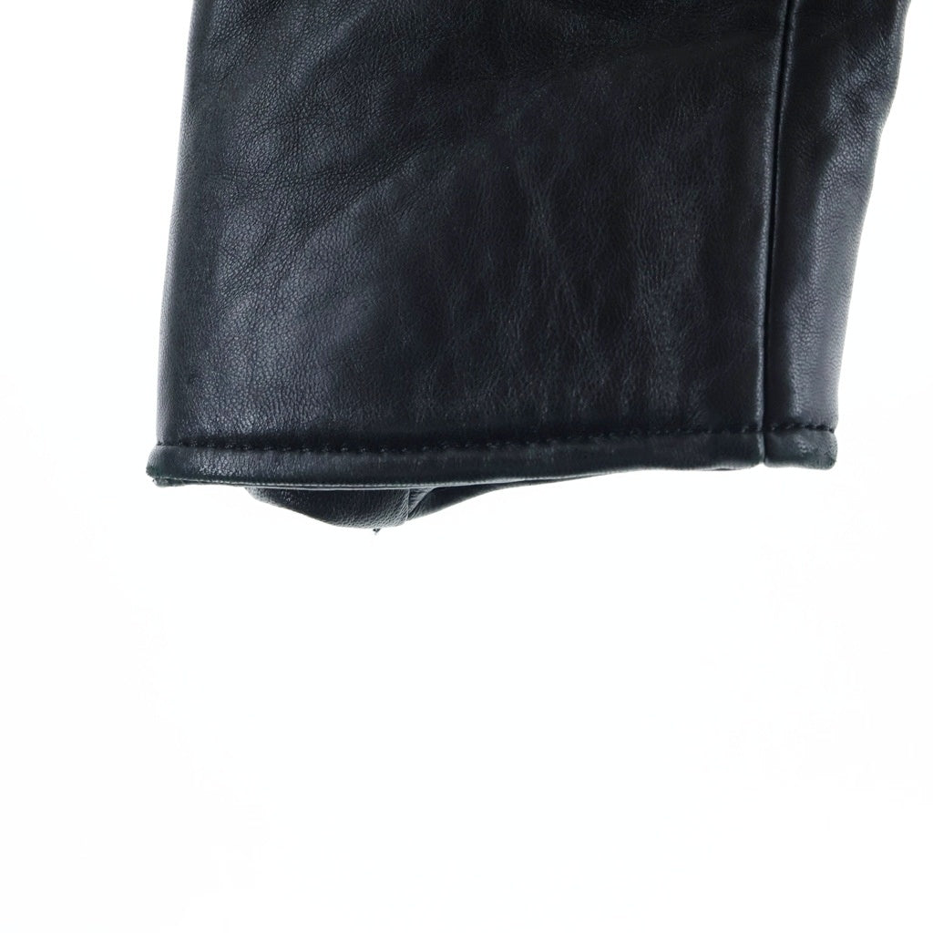 Acne Studios(アクネ ストゥディオズ) 13AW MOI レザー ライダースジャケット ブラック レディース