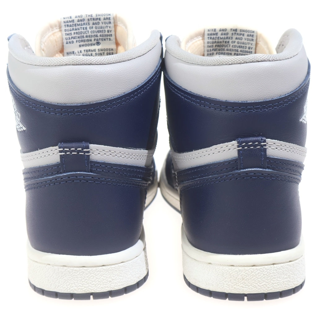 NIKE(ナイキ) AIR JORDAN 1 HIGH 85 GEORGETOWN BQ4422-400 エアジョーダン1 ジョージタウン ハイカットスニーカー US4/23.0cm ネイビー/グレー レディース