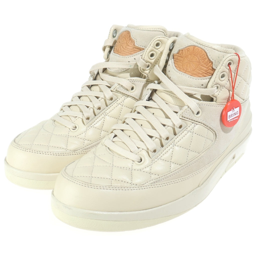 NIKE(ナイキ) ×JUST DON AIR JORDAN 2 RETRO BEACH ジャストドン エアジョーダン2レトロ ビーチ スニーカー ベージュ US8.5/26.5cm 834825-250