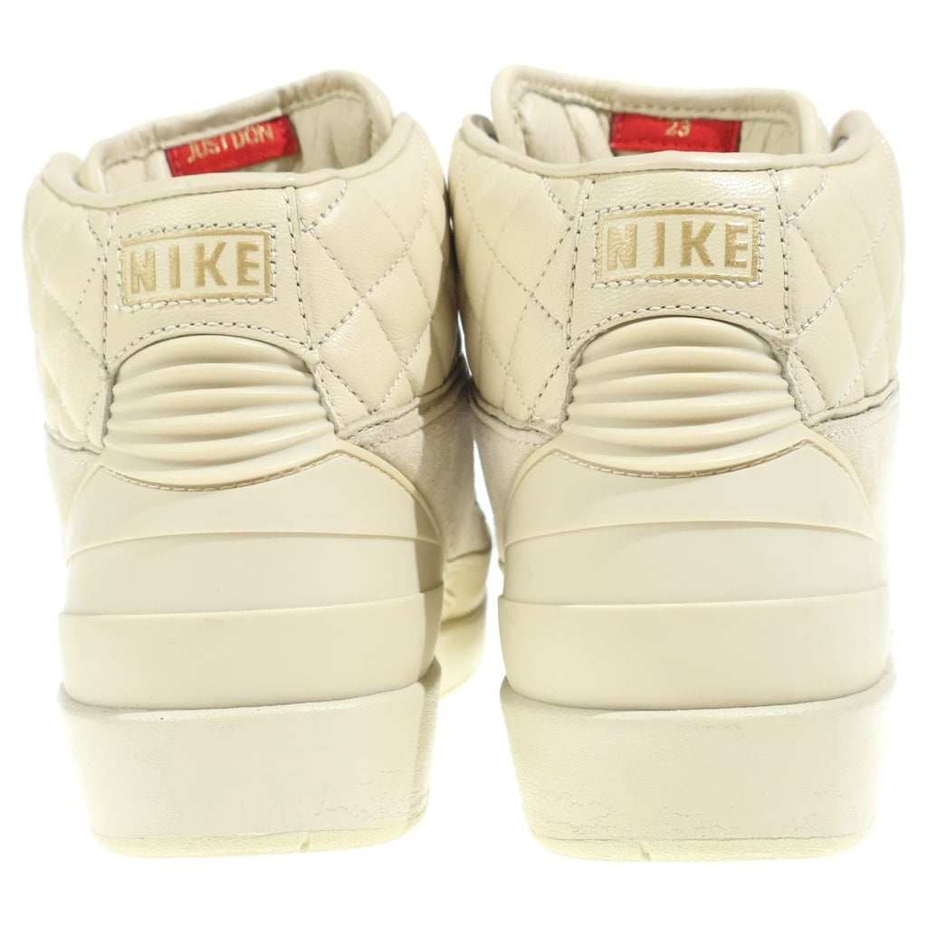 NIKE(ナイキ) ×JUST DON AIR JORDAN 2 RETRO BEACH ジャストドン エアジョーダン2レトロ ビーチ スニーカー ベージュ US8.5/26.5cm 834825-250