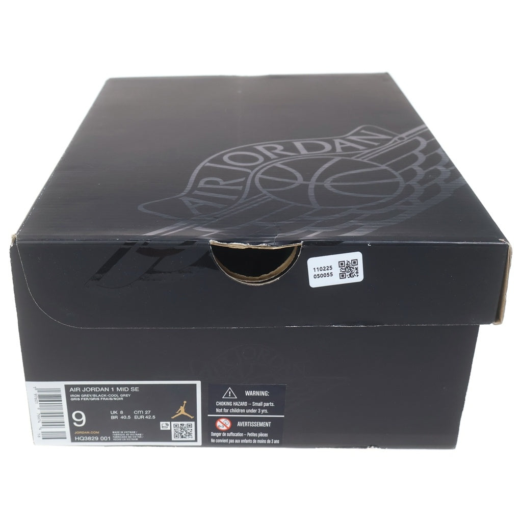 NIKE(ナイキ) AIR JORDAN 1 MID Casa エア ジョーダン1 ミッドカーサ93 HQ3829-001 ハイカットスニーカー 27cm/US9 グレー