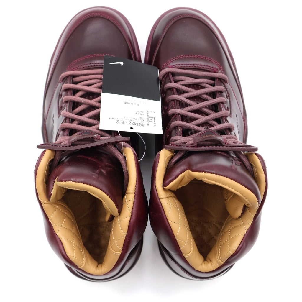 NIKE(ナイキ) Air Jordan 5 Retro PRM Wine エアジョーダン5レトロ プレミアムワイン ハイカットスニーカー 27.5cm/US9.5 ボルドー