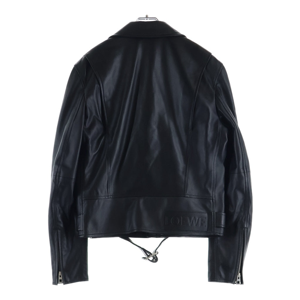 LOEWE(ロエベ) ナッパラムスキンレザーライダースジャケット H526Y19L98 ダブルライダース ブラック