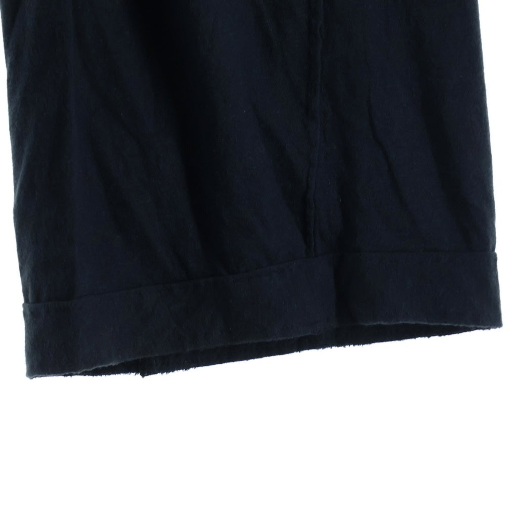 Yohji Yamamoto POUR HOMME(ヨウジヤマモト プールオム) 12SS 断ち切り ベルト HB-P16-010 クロップドパンツ ブラック