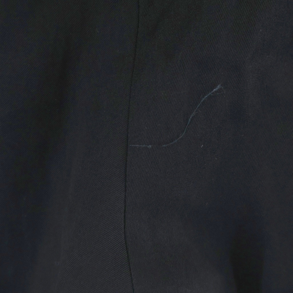 Yohji Yamamoto POUR HOMME(ヨウジヤマモト プールオム) 23SS ランダムタックP シワギャバジン HZ-P54-100 紐パン ブラック