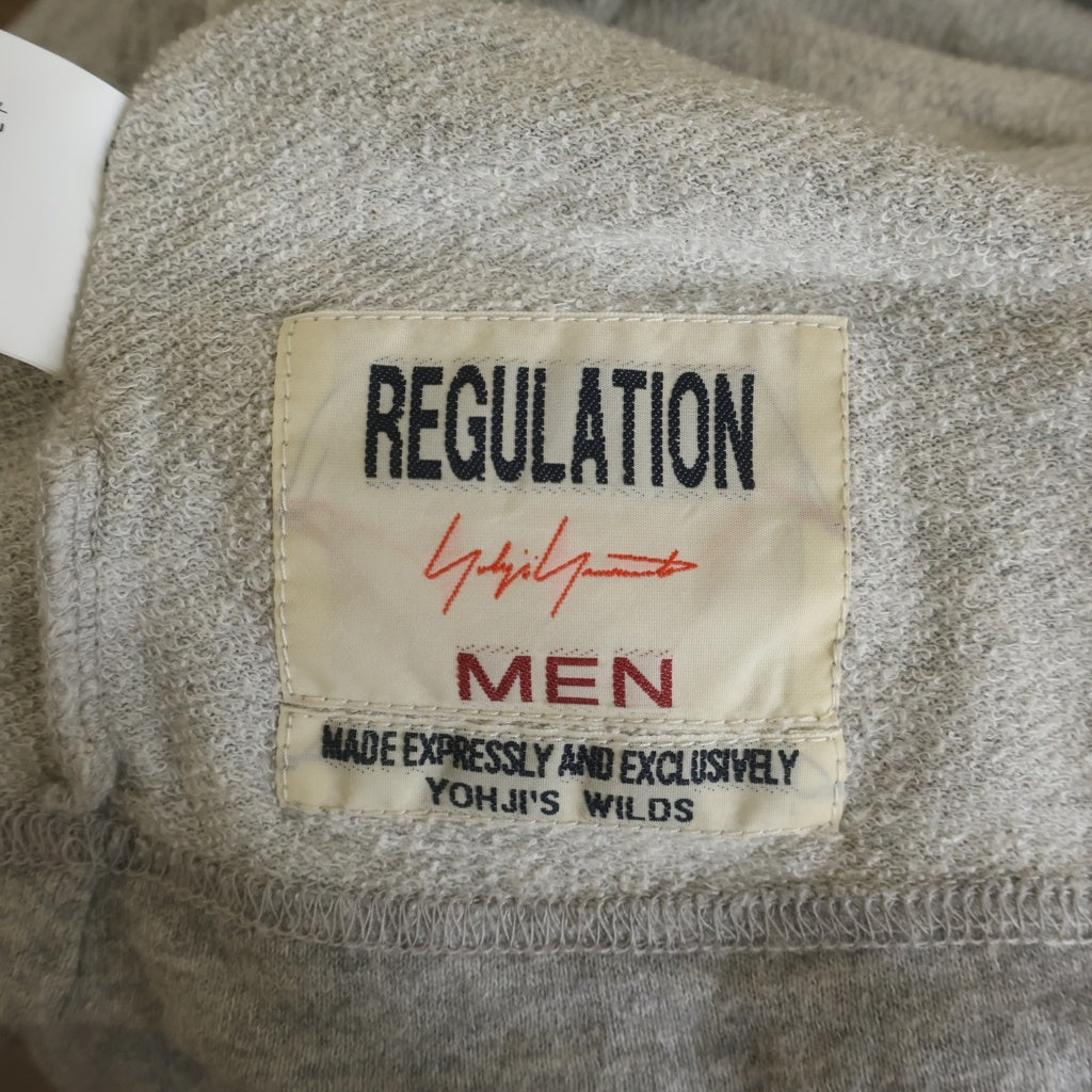REGULATION Yohji Yamamoto MEN(レギュレーションヨウジヤマモトメン) 19SS SLEEVELESS SWEATER WITH FLAP POCKET AND SLITS IN NECKLINE スウェット HZ-T56-087 タンクトップ グレー