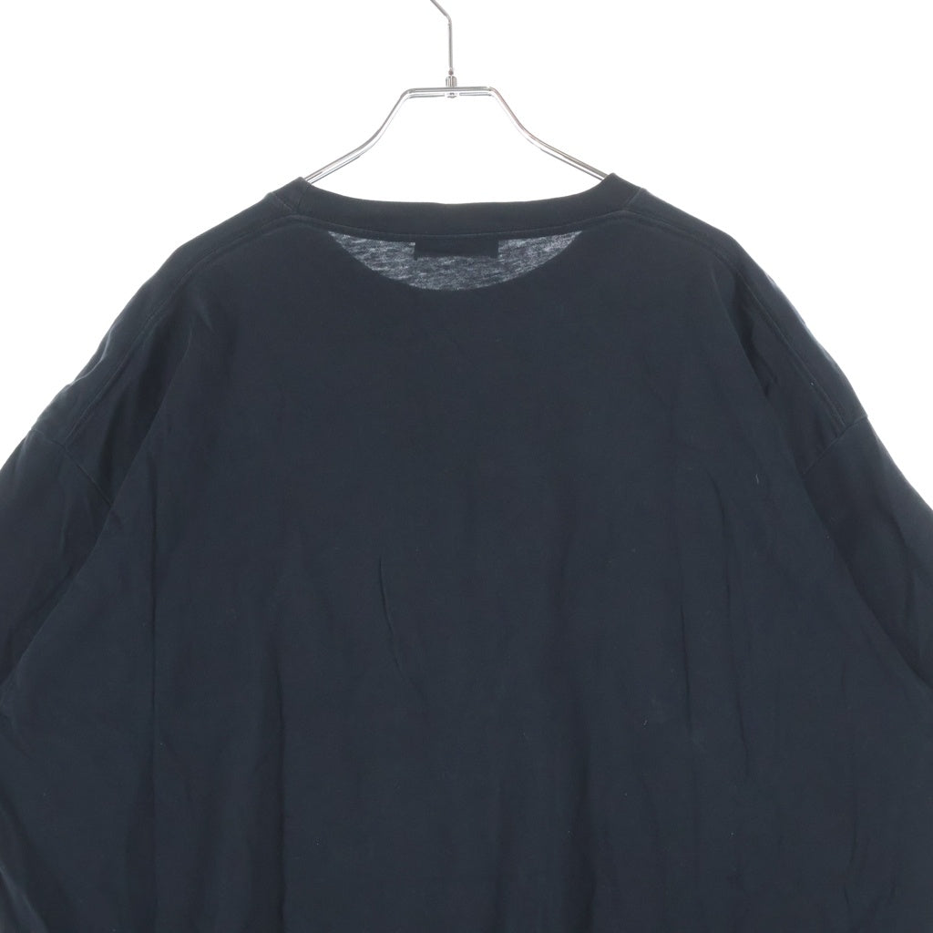 BALENCIAGA(バレンシアガ) 18SS BB Mode Tee / BBロゴ フロントロゴプリント クルーネック半袖Tシャツ ブラック 508203 TYK23