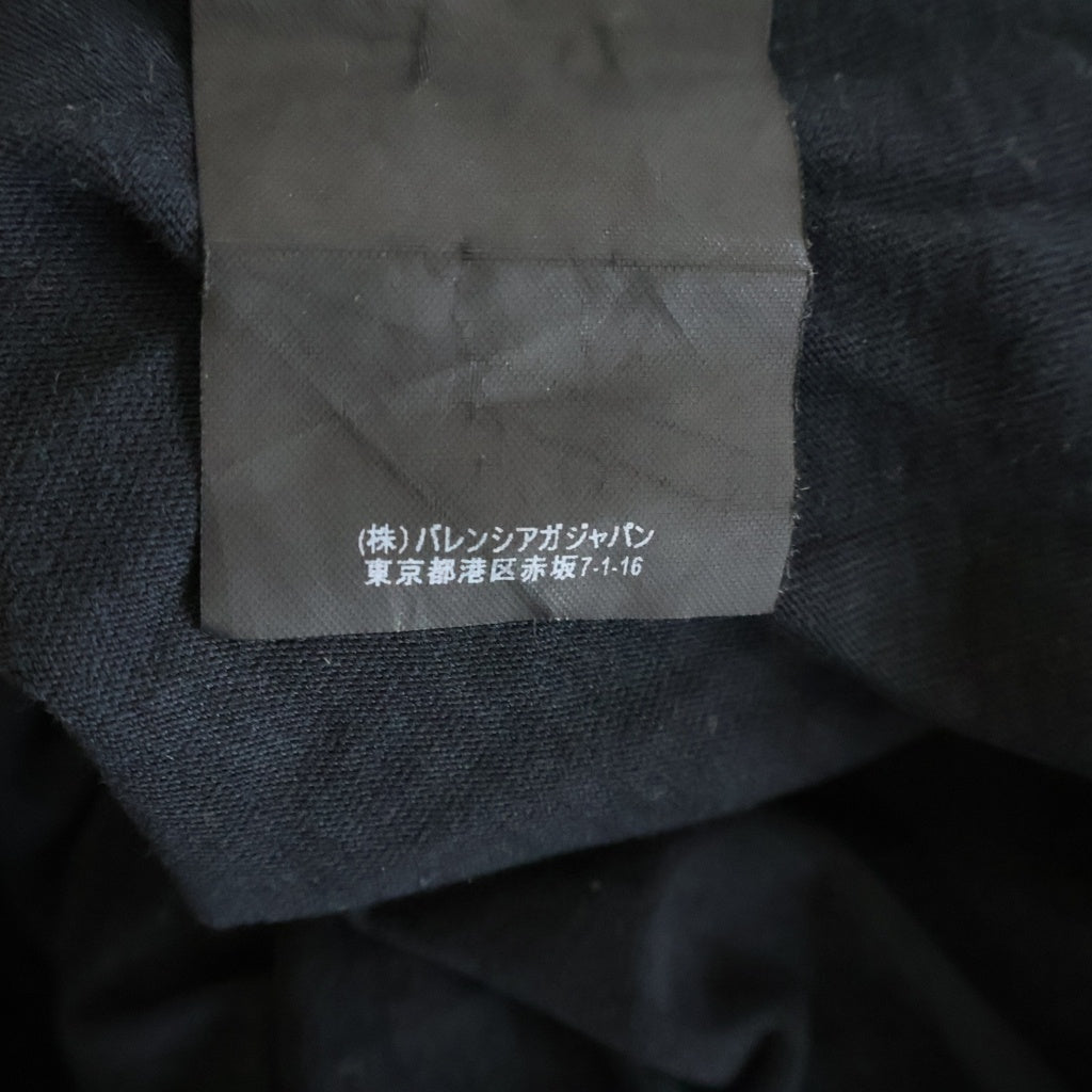 BALENCIAGA(バレンシアガ) 18SS BB Mode Tee / BBロゴ フロントロゴプリント クルーネック半袖Tシャツ ブラック 508203 TYK23