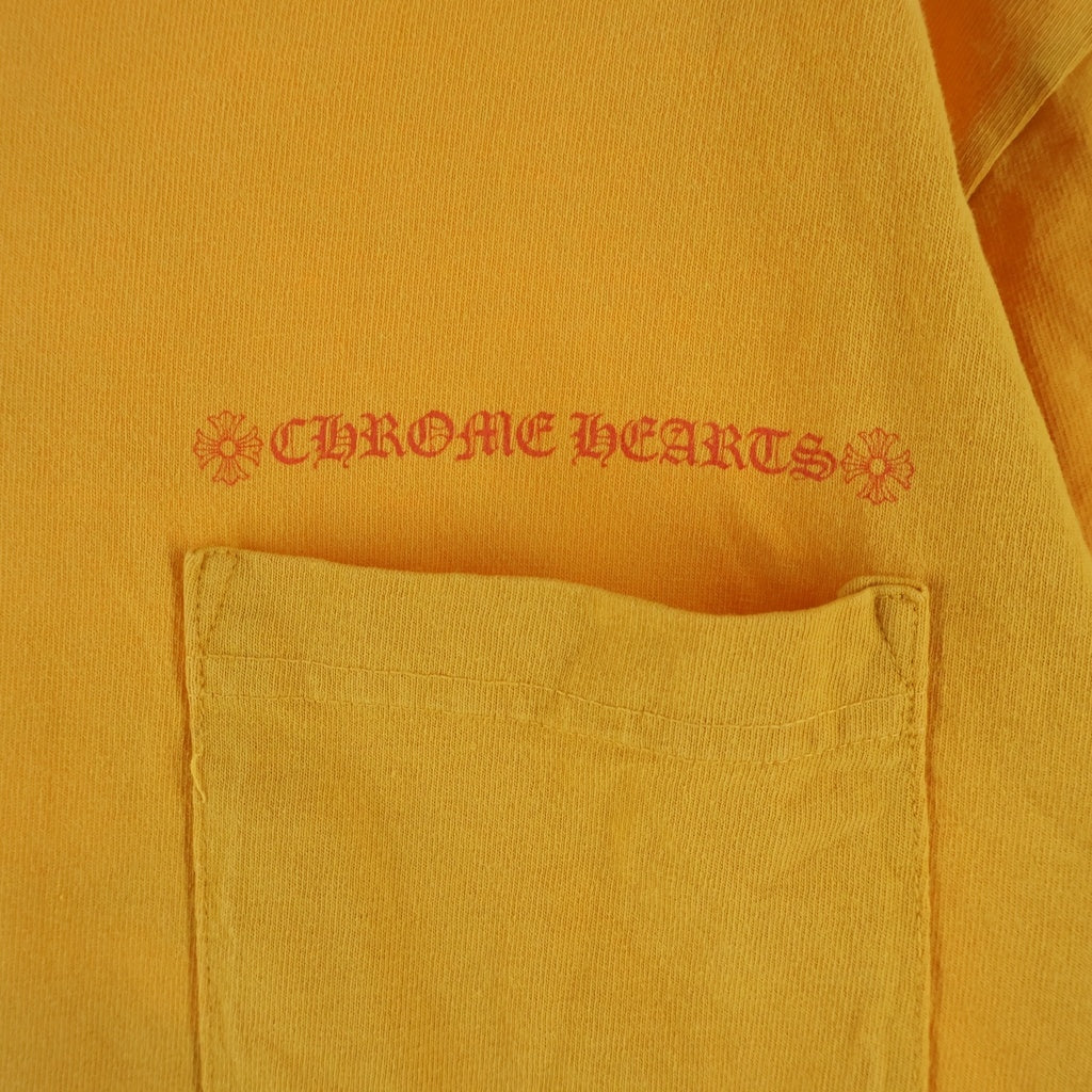 CHROME HEARTS(クロムハーツ) MATTY BOY PPO mustard Tee Call Me マッティボーイ マスタード プリント 半袖Tシャツ カットソー イエロー